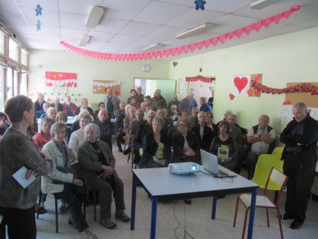 présentation du carnet du RHA Les Forges de Saint Laurent par les auteurs Danielle Blanc-Bérard et Christian Maurel
